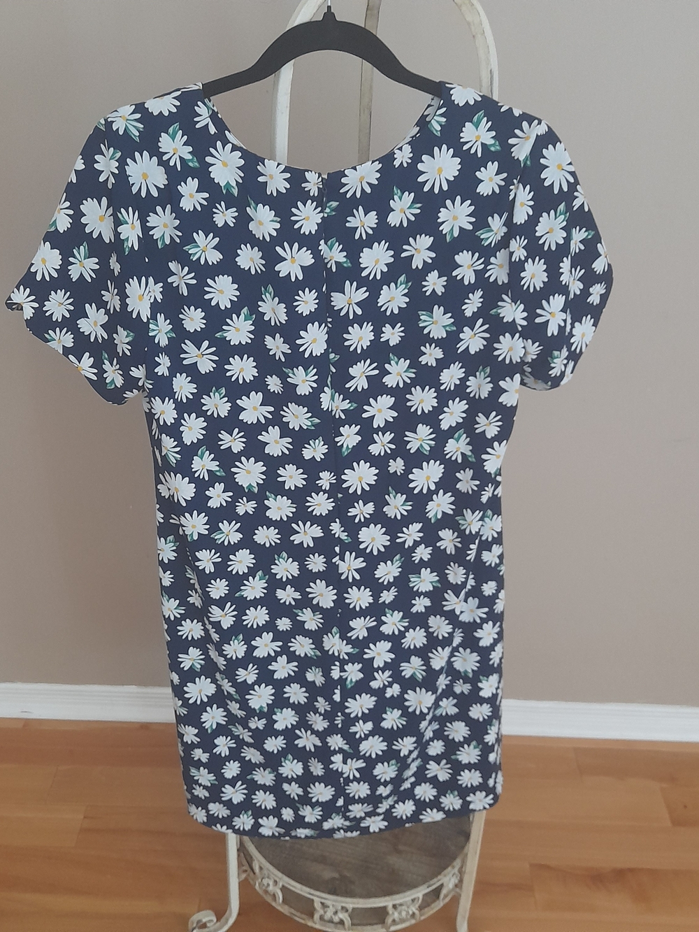 Old Navy Navy Daisy Midi Dress - Picture 7 of 11